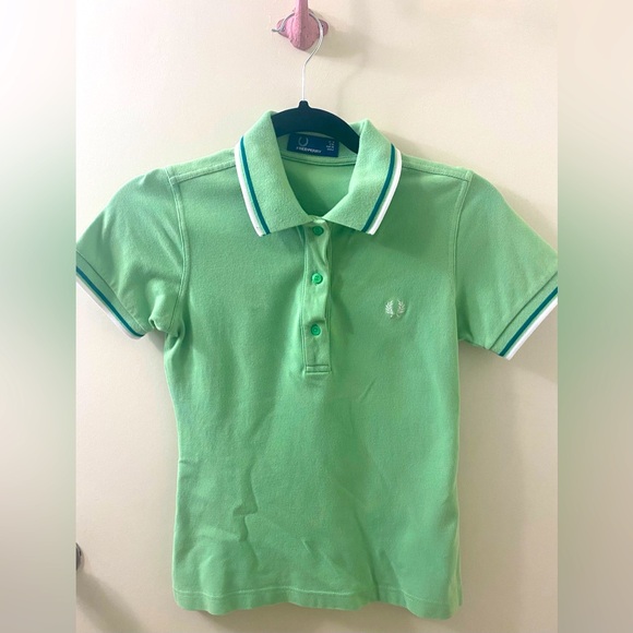 Fred Perry Green Polo - Picture 1 of 5
